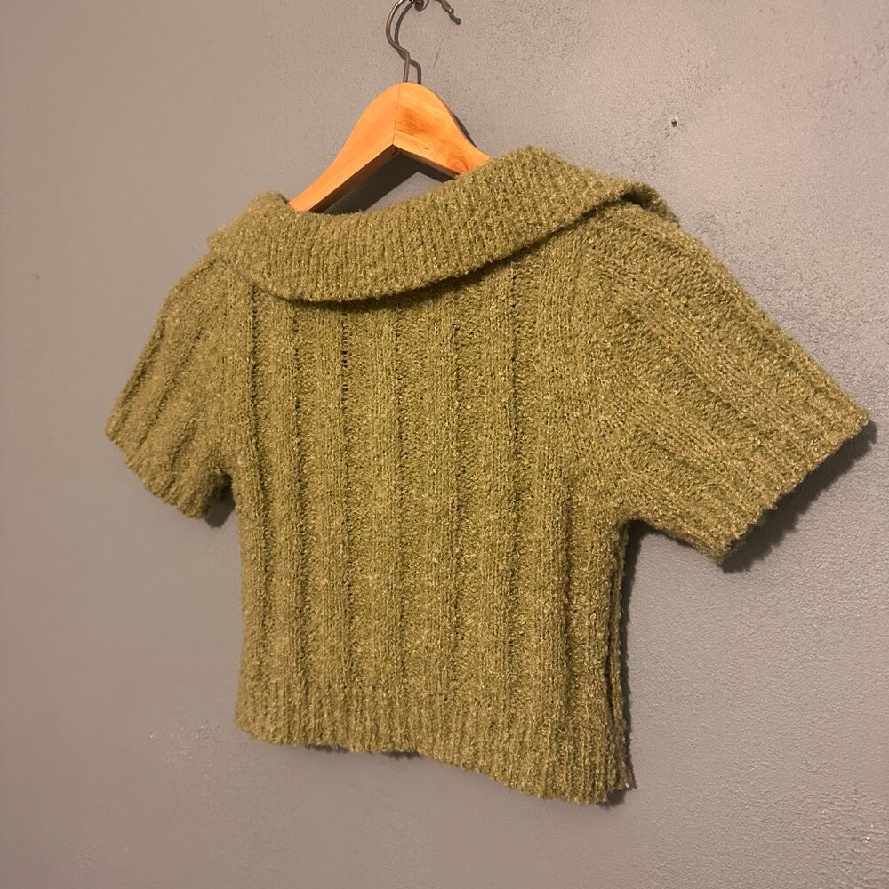 Knit Collared Shirt - Picture 3 of 4